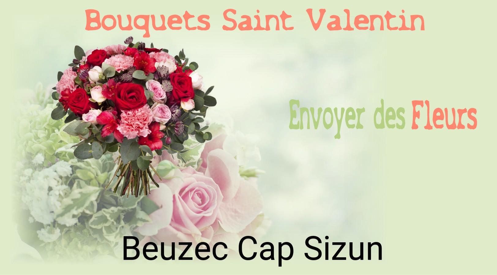 Roses de Saint-Valentin livrées à Beuzec-Cap-Sizun